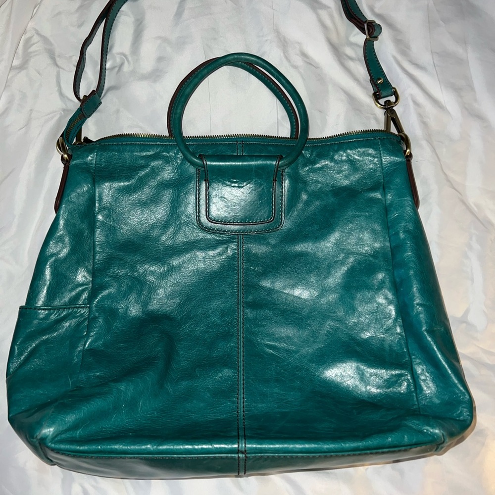 Teal Original HOBO Sheila Large Satchel- gorgeous bag, absolutely stunning.